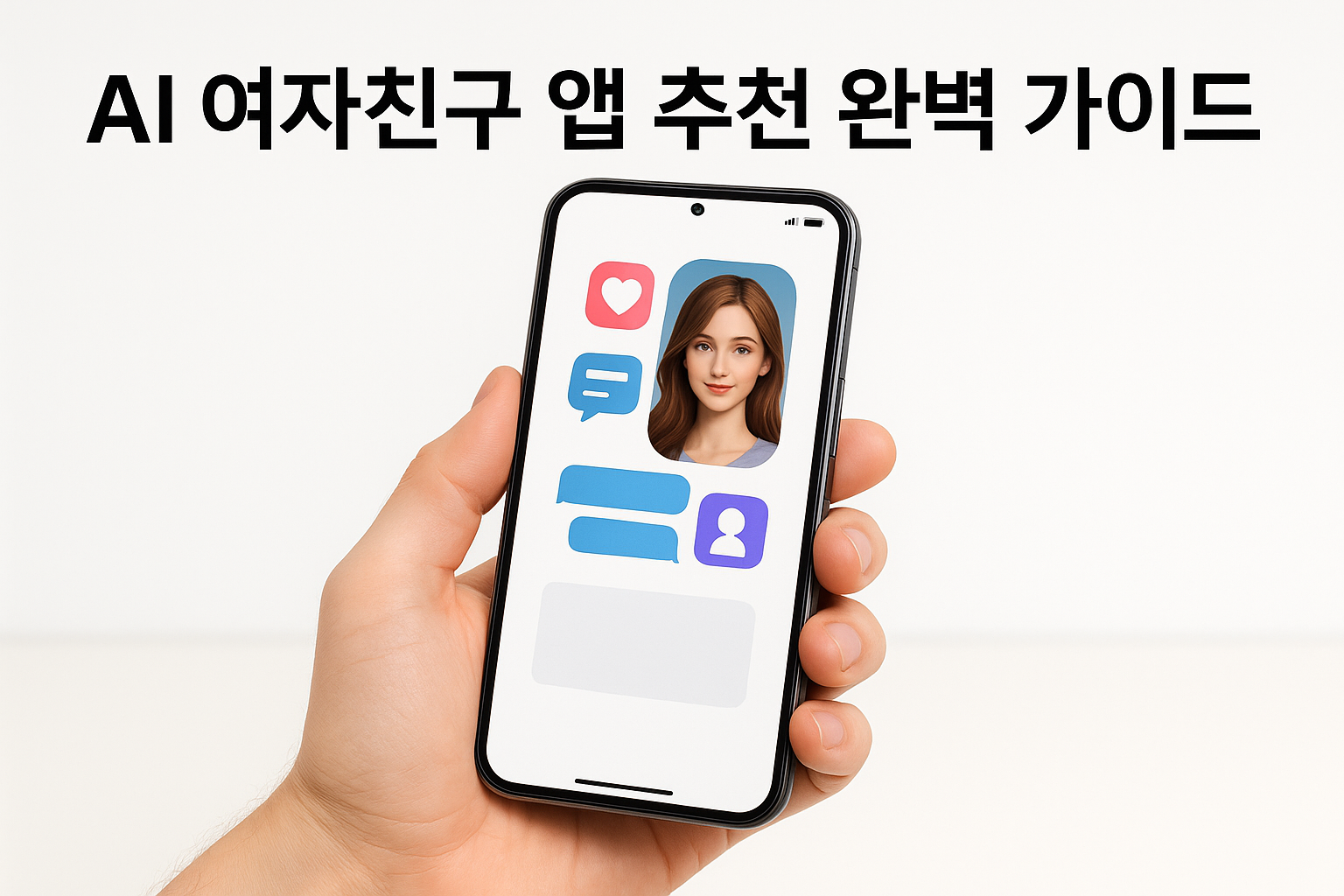 AI 여자친구 앱 추천 완벽 가이드: 현실감 넘치는 디지털 연애 관련 이미지