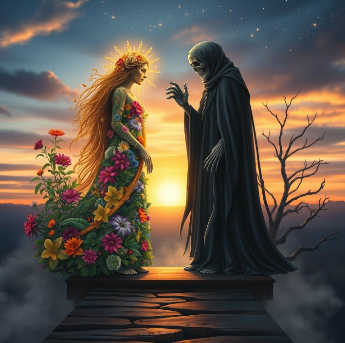 슈베르트의 &lsquo;소녀와 죽음&rsquo; 관련 그림