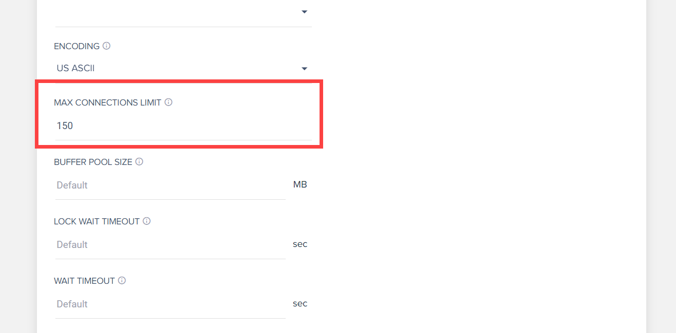 클라우드웨이즈 Max Connections Limit 설정하기