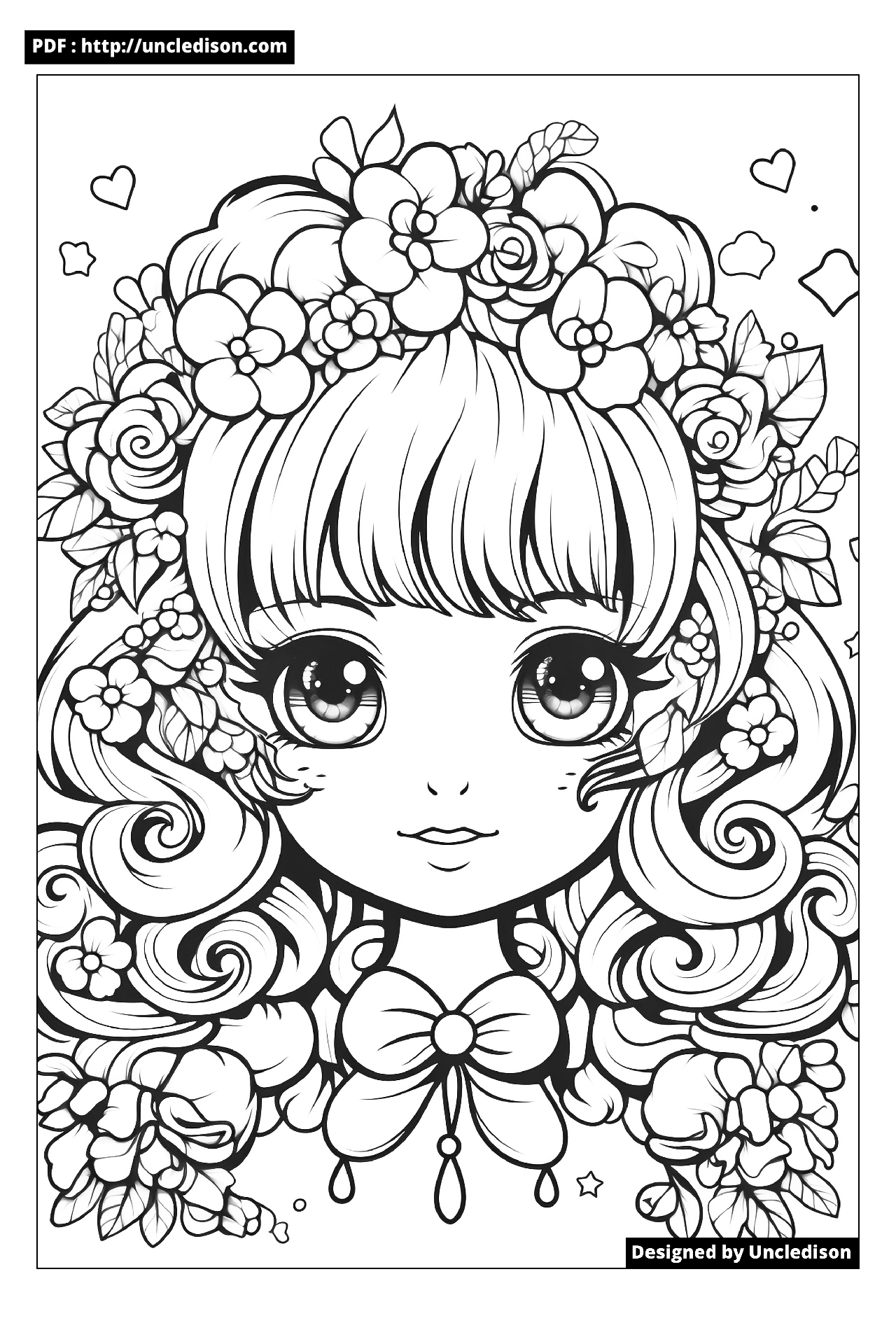 색칠공부도안 소녀 여자 공주 숙녀 여왕 아이 어린이 어른 어르신 귀여운 색칠도안