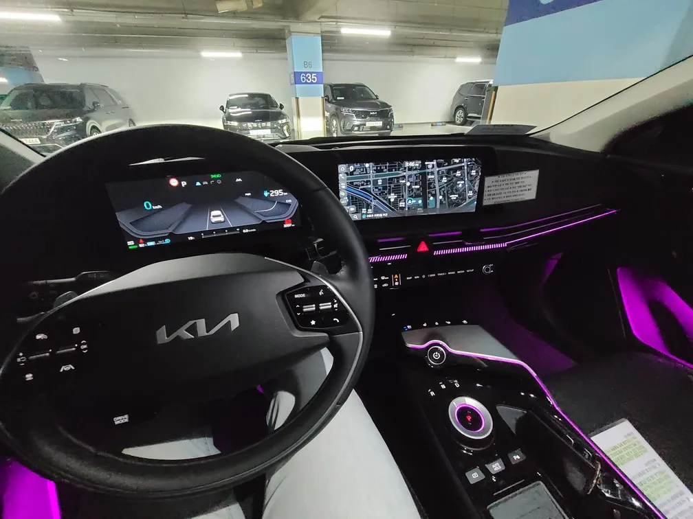 EV6 롱레인지 시승기 실내