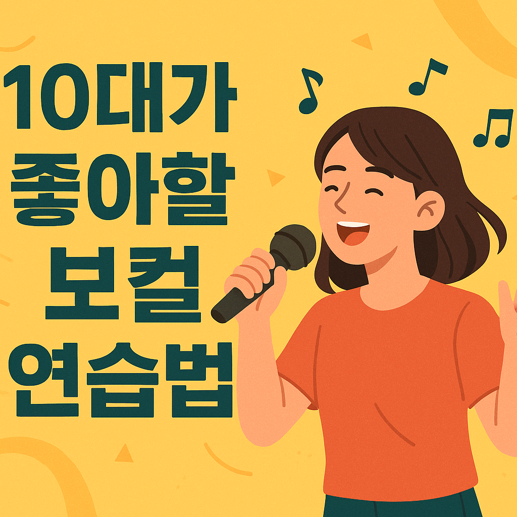 10대가 좋아할 보컬 연습법 (트렌디 음악, 연습 루틴, 음정) 관련 사진