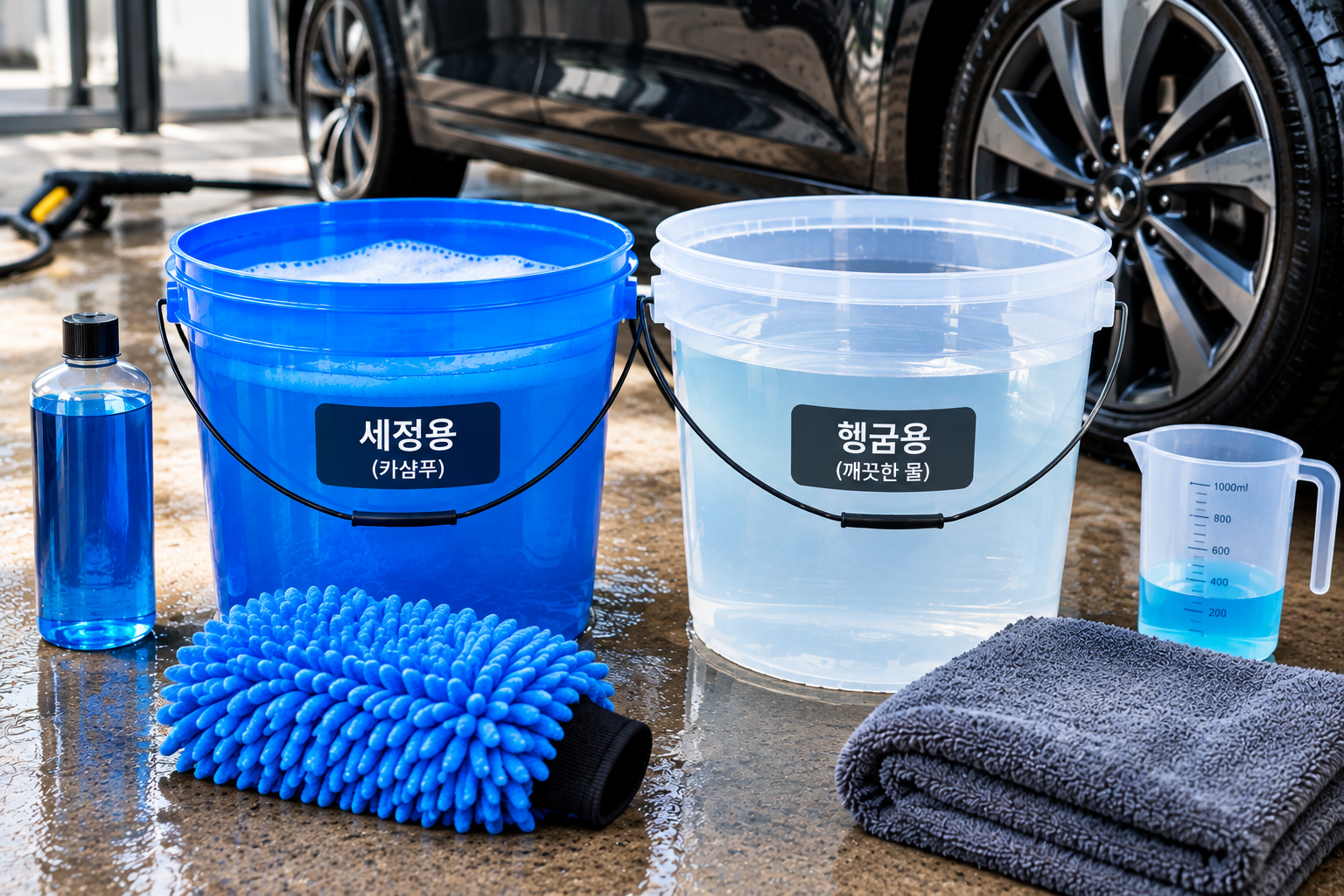 2버킷물양