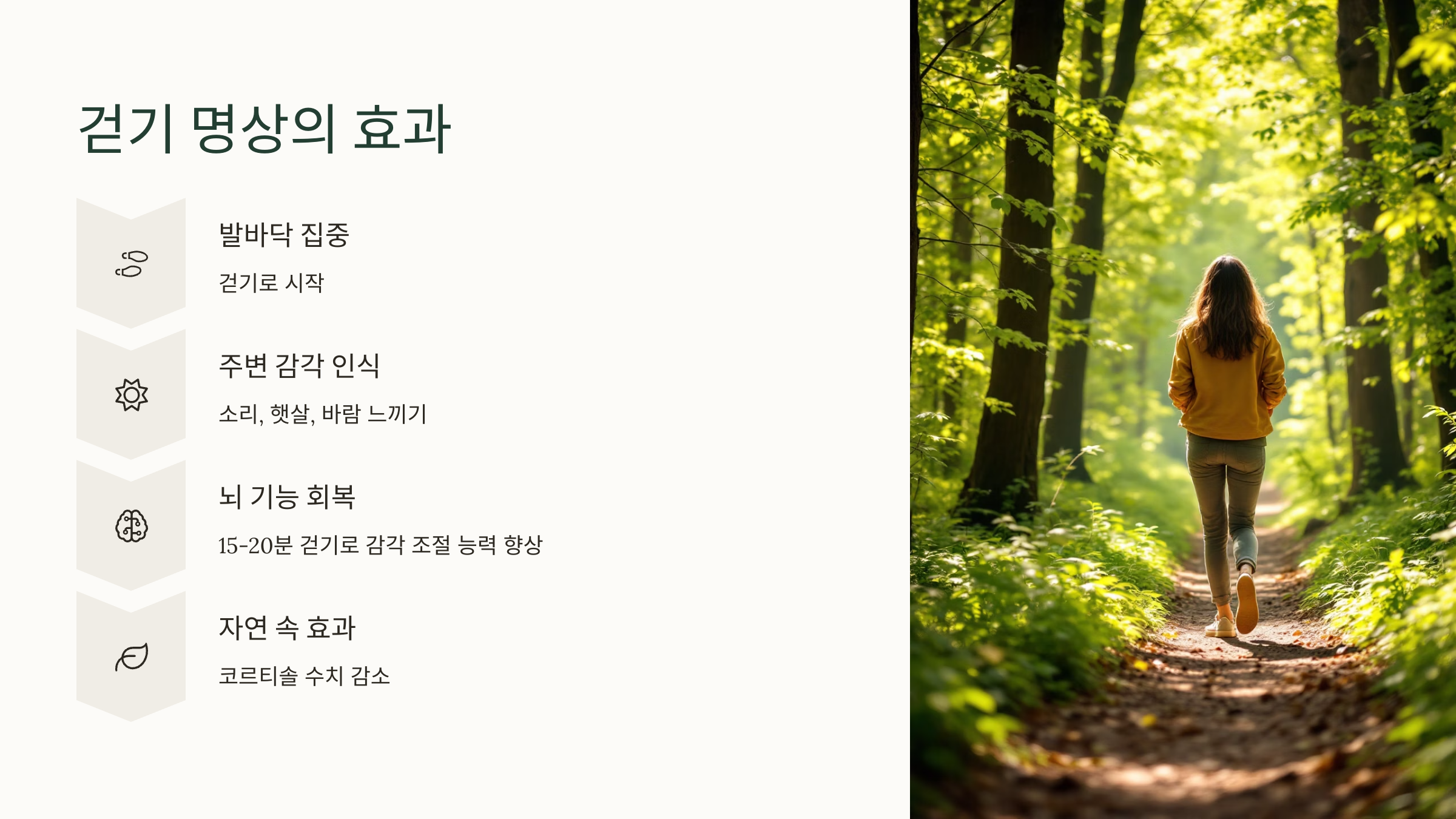 걷기 명상의 효과 이미지