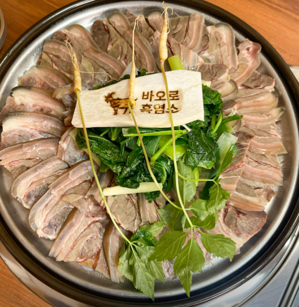 바오로흑염소 식당 대표 메뉴