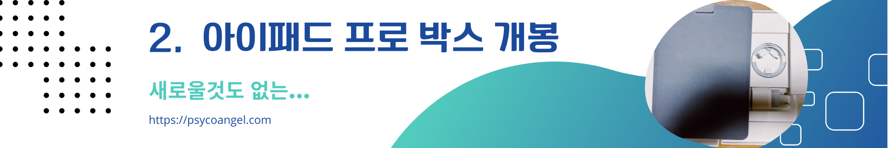 아이패드 프로 박스 개봉