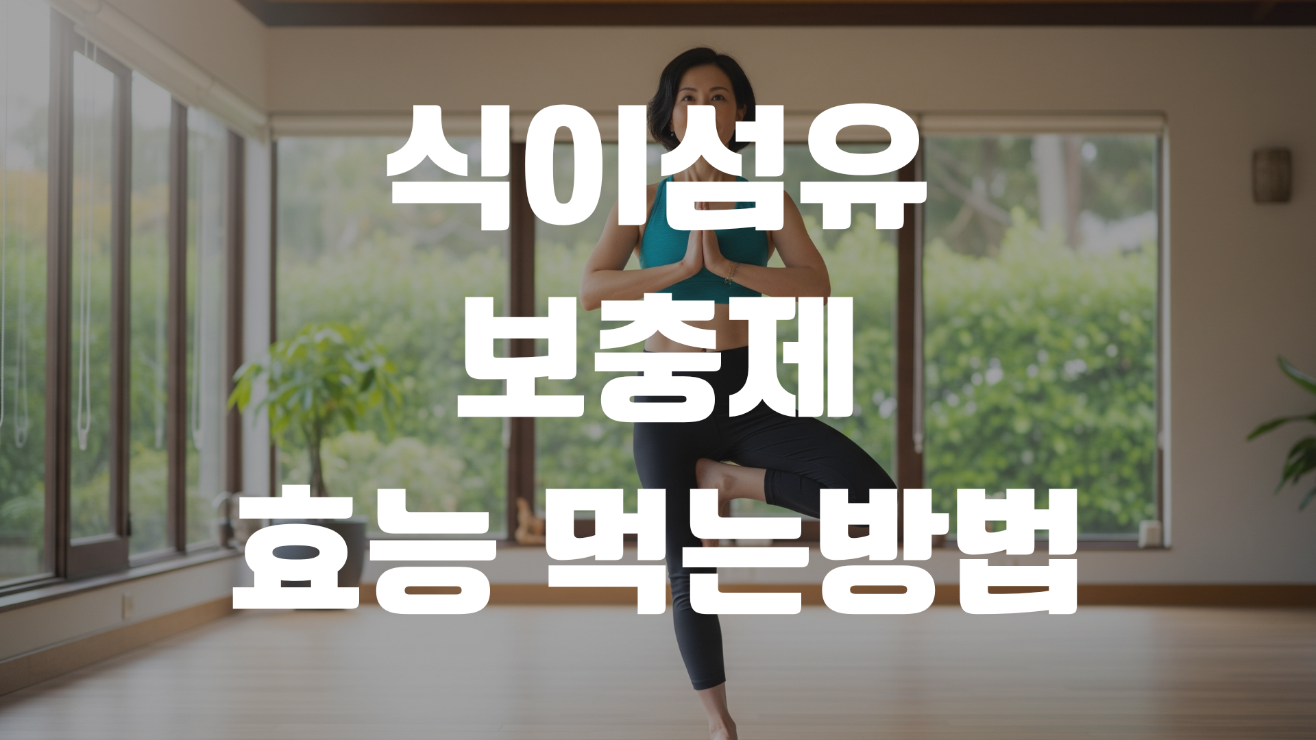 식이섬유 보충제 먹는시간 효능 후기 포스팅 섬네일