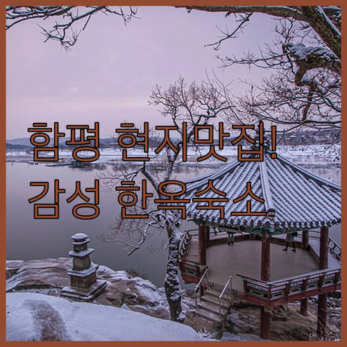전남 함평 현지인 맛집 코스와 아늑한..