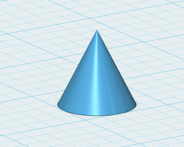 3D 원뿔 모양