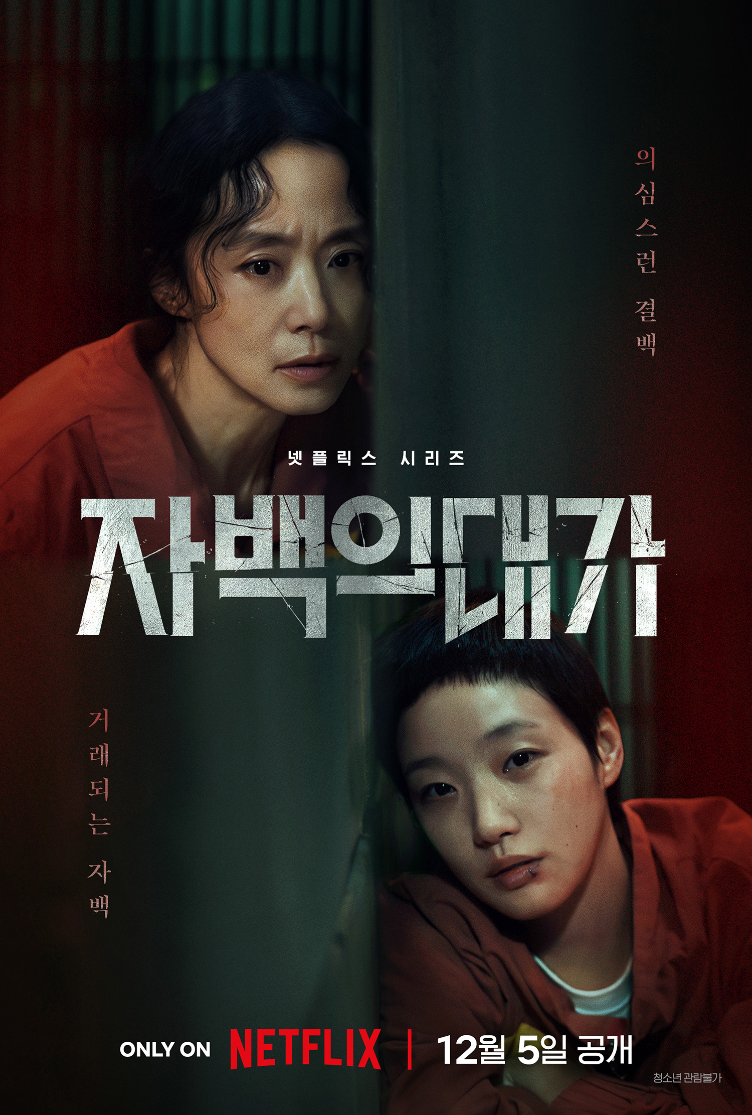 자백의 대가 포스터