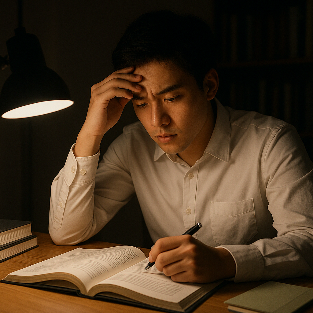 시험 하루 전