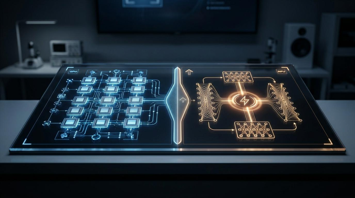 GPU와 NPU의 아키텍처 및 전력 효율 비교