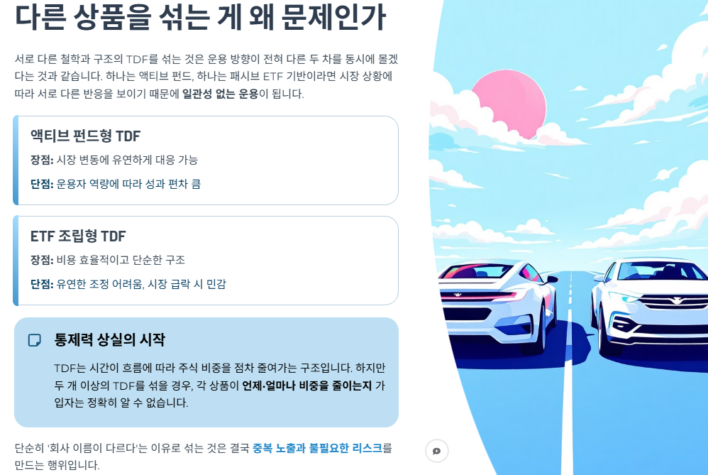 다른 상품을 섞는 게 왜 문제인가