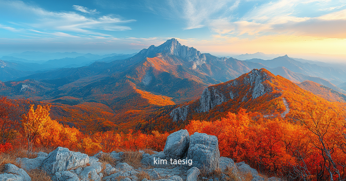 공작산의 사계절