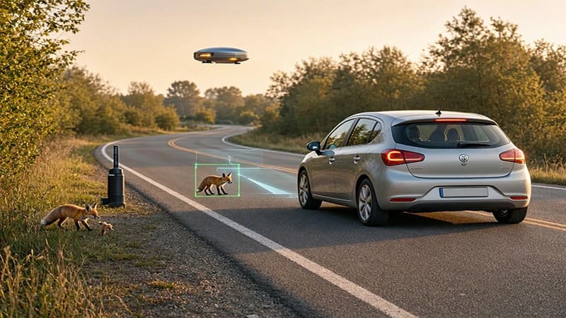 <img src=&rdquo;ai-wildlife-road-safety-intro.jpg&rdquo; alt=&rdquo;도로 주변에 출현한 야생동물과 차량의 안전을 지키는 인공지능 기반 로드킬 예방 기술&rdquo;>