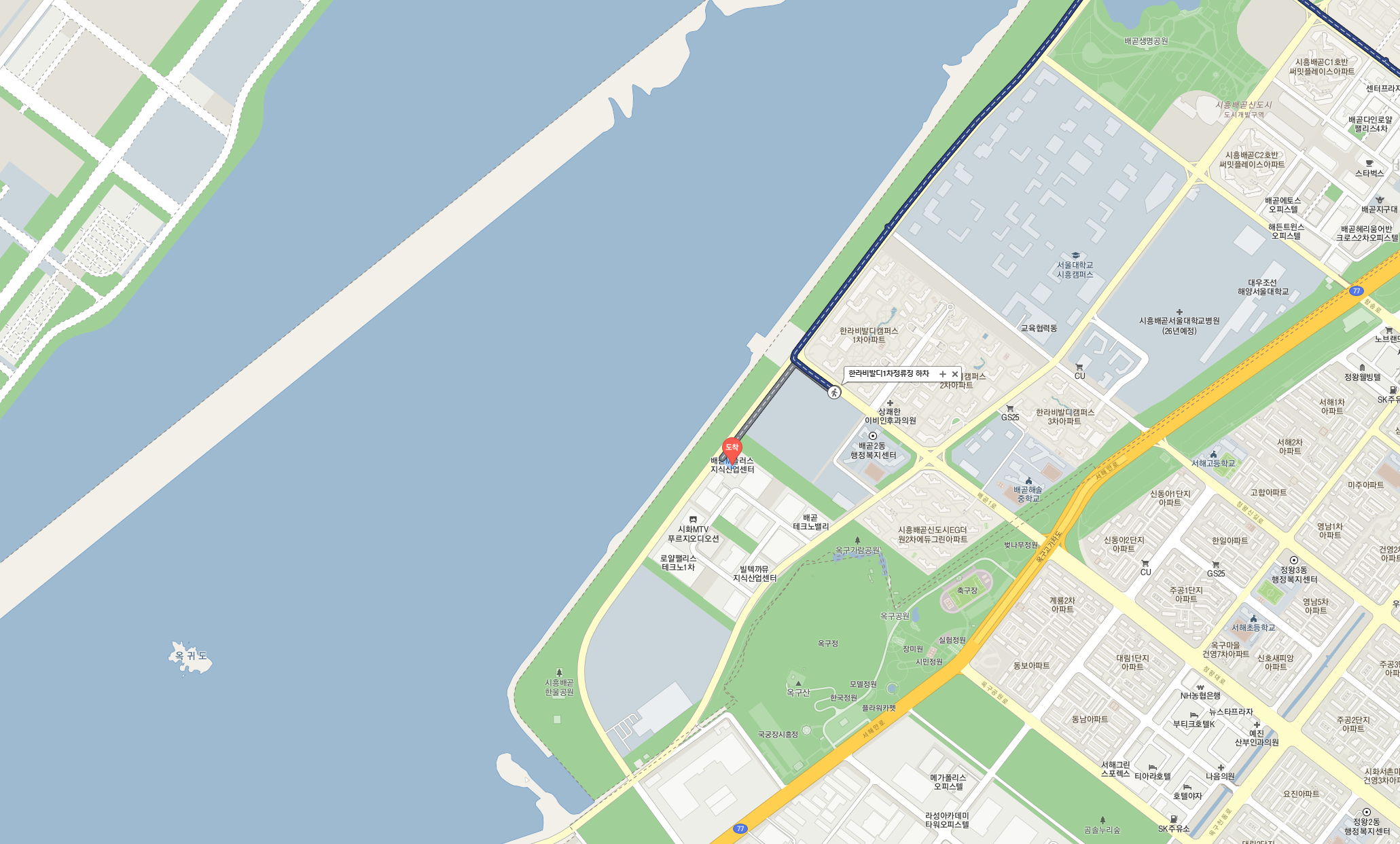 시흥 배곧 지식산업센터 가는길