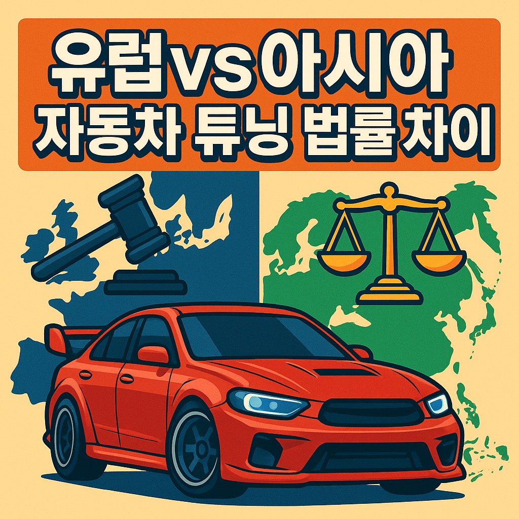 유럽vs아시아 자동차 튜닝 법률 차이 비교