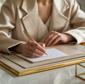 인사말 쓰는 이미지