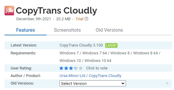 CopyTrans-Cloudly