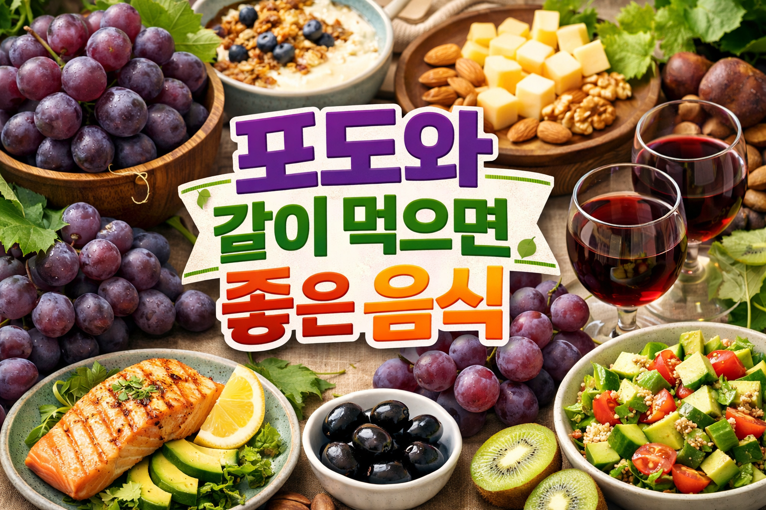 포도와 궁합 좋은 음식