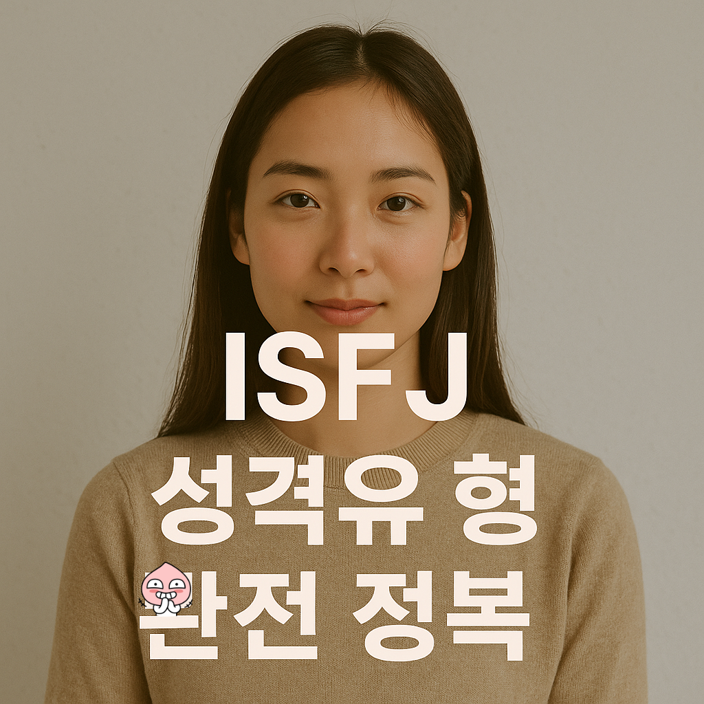 ISFJ 성격유형 완전 정복