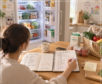 4인 가족 식비 줄이기, 장보기 전에 정하면 좋은 7가지