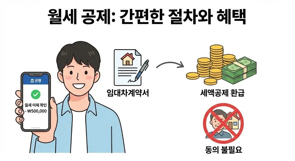 연말정산 월세 세액공제 조건과 임대차계약서 월세 이체 영수증