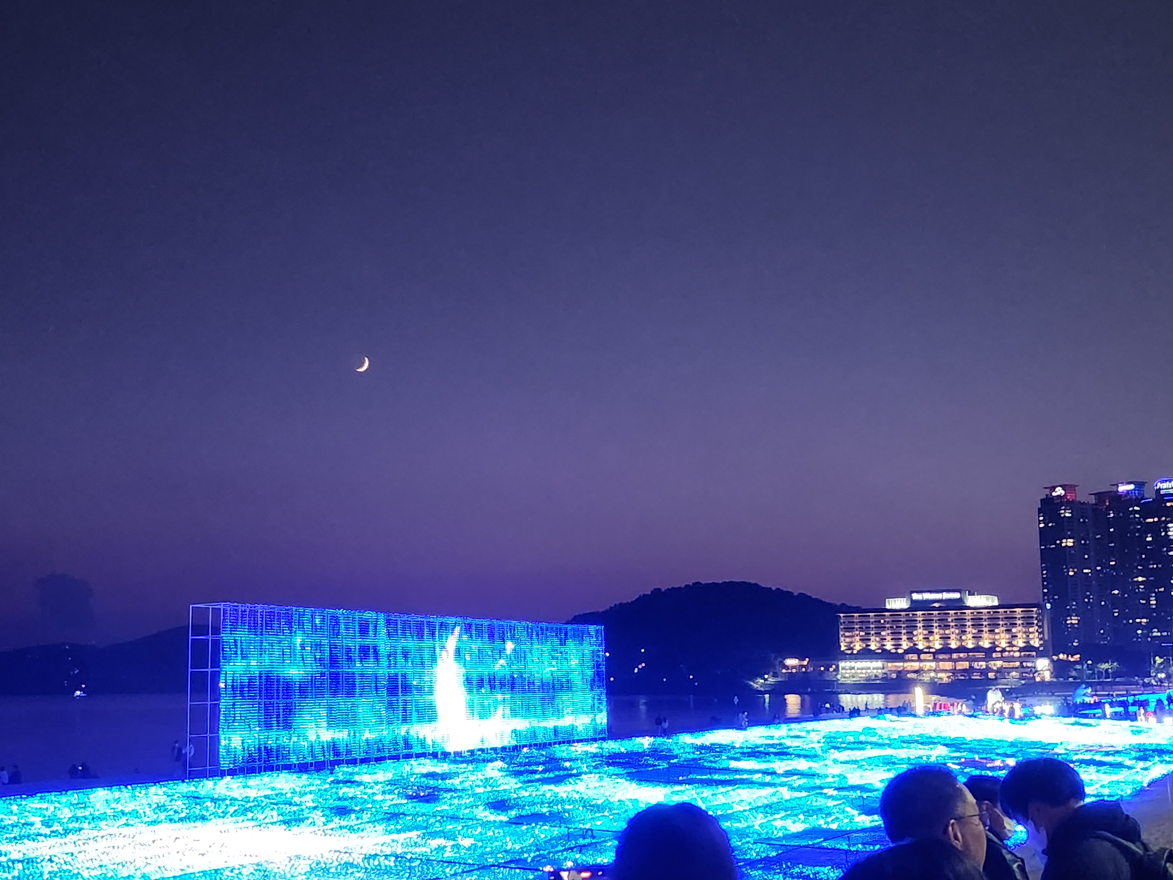 해운대빛축제-해수욕장에-꾸며져있는모습