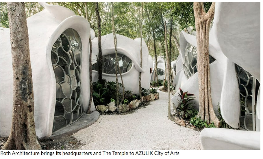 멕시코 정글에 자리 잡은 건축 연구소 VIDEO: AZULIK's roth architecture nestles its tech & innovation lab within the mexican jungle