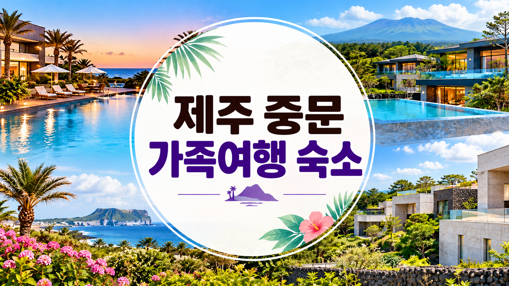 제주 중문 가족여행 숙소