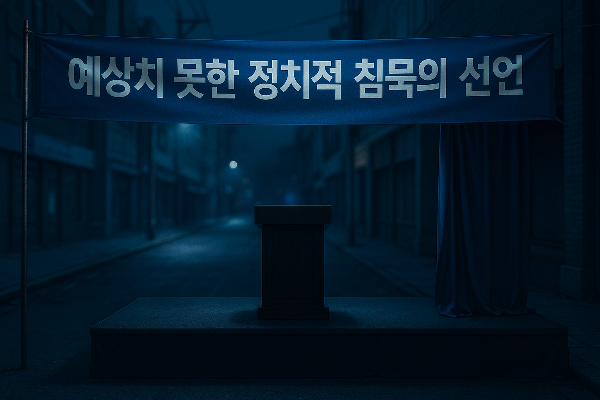 김문수 후보 일정 중단 선언!