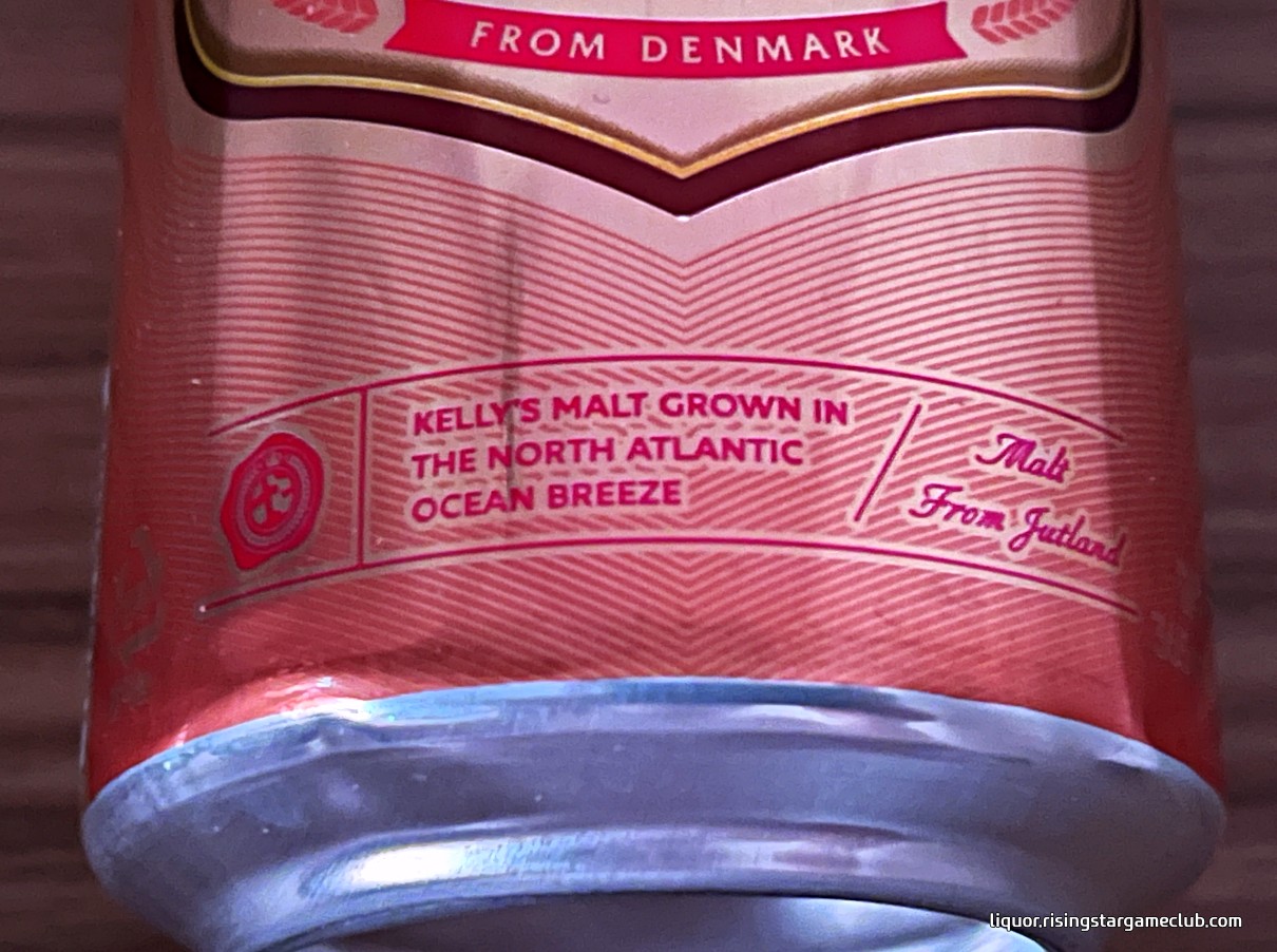 하이트진로 켈리 Kelly 대서양 바람을 맞고 자란 보리 사용을 강조하는 문구