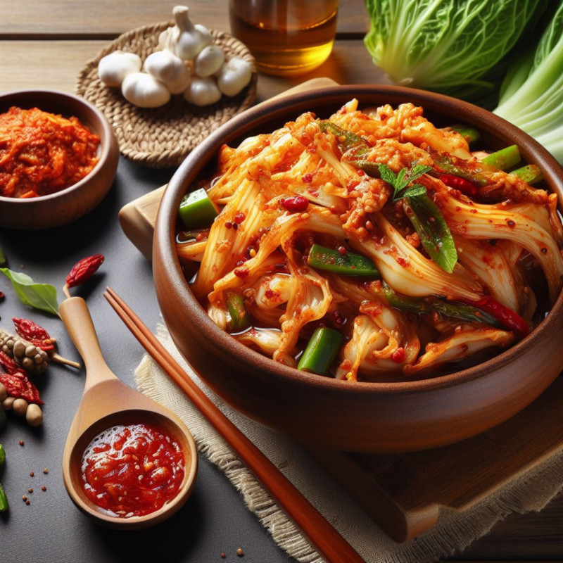 It&#39;s a well-made Korean version of kimchi that tastes very good