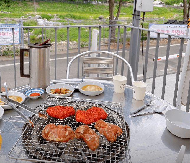 북면 맛집 &quot;이곡둑길153 숯불닭갈비&quot; 음식