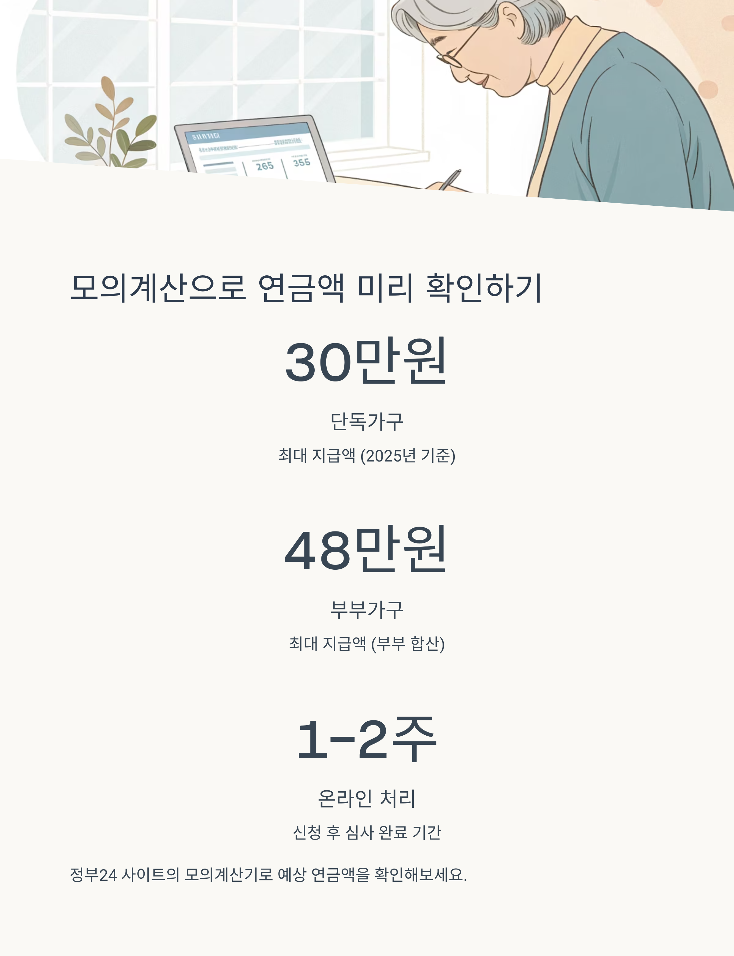 기초연금 신청방법, 자격요건, 모의계산 완벽 가이드