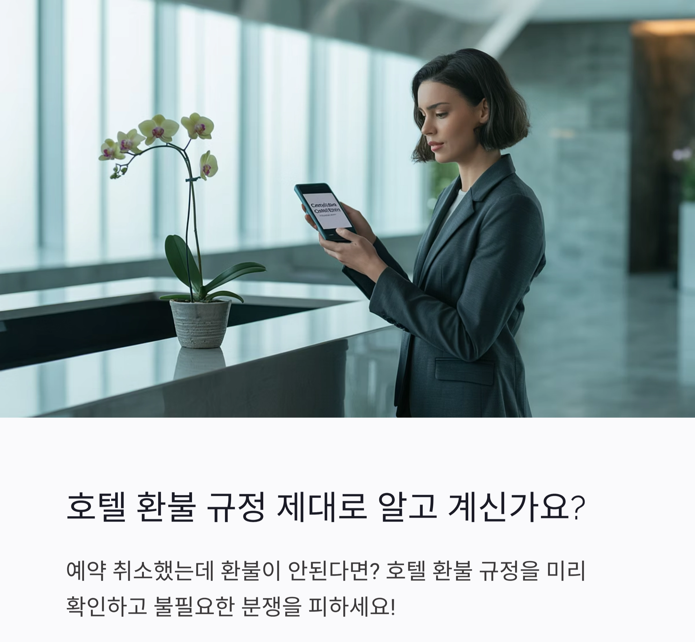 호텔 예약 취소했는데 환불 안돼? 호텔 환불 규정 제대로 아는 법