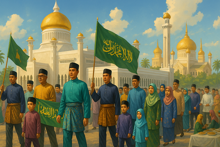 경배와 행진의 나라, 브루나이의 무함마드 탄생 축제 '마울리두르 라술'