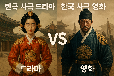 한국 사극 드라마 vs 영화