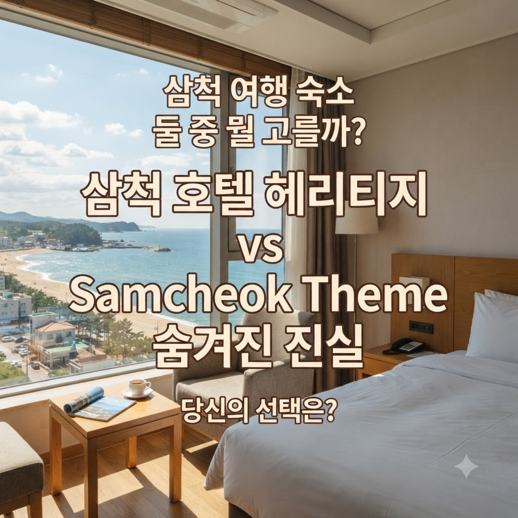 삼척 여행 숙소 둘 중 뭘 고를까? ..