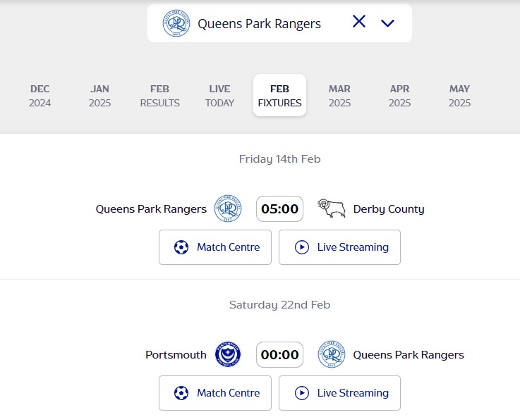 MATCH-SCHEDULE