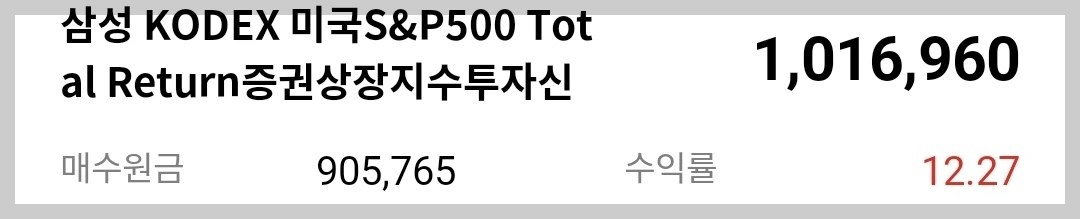 KODEX 미국S&P500TR ETF
