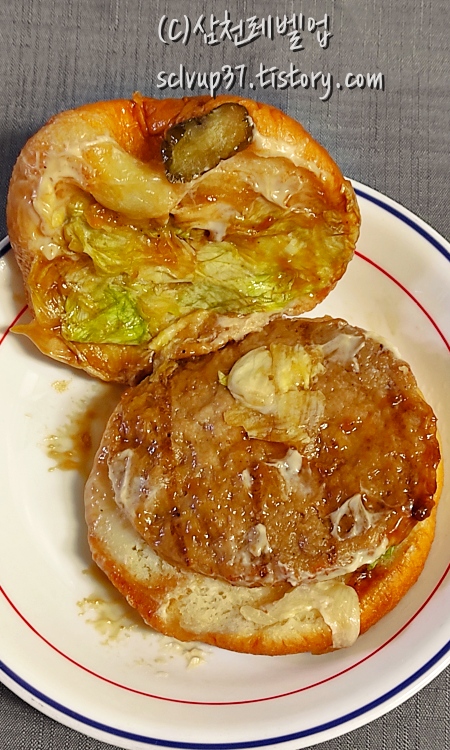 내용물 양상추 패티