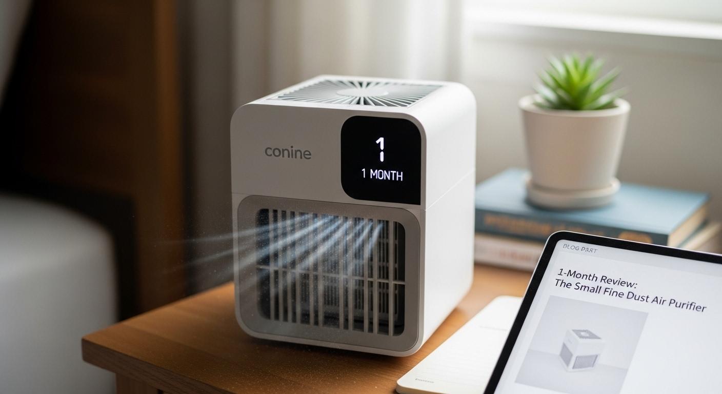 미세먼지 소형 공기청정기 1달 사용 후기