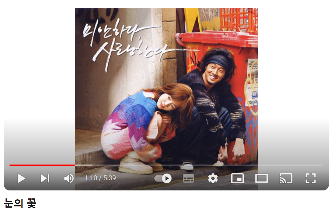 박효신-눈의-꽃