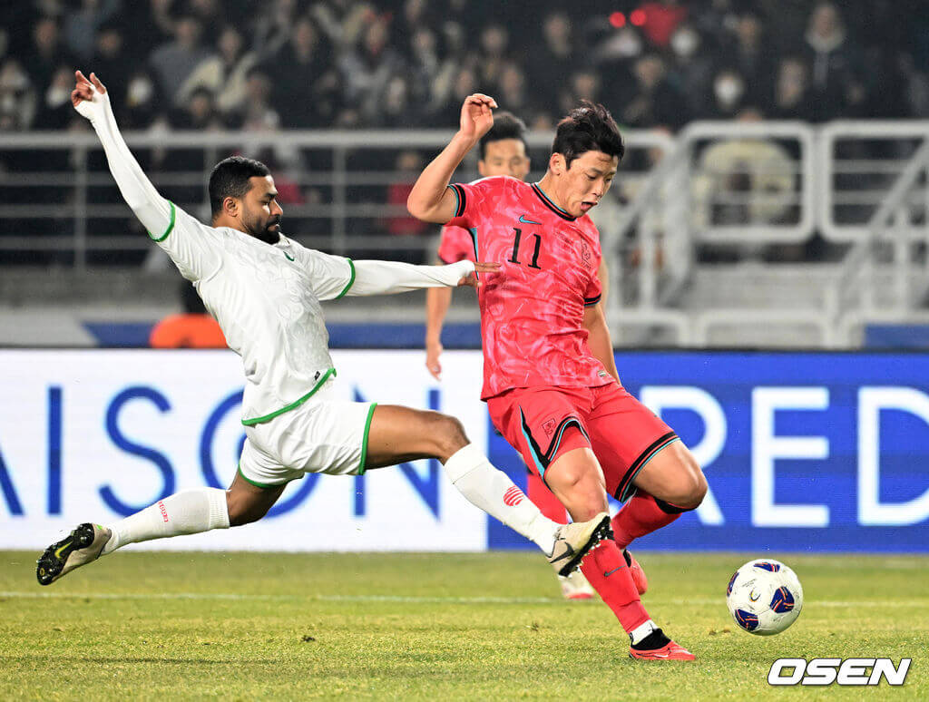 황희찬 오만전 선제골, 다시보기