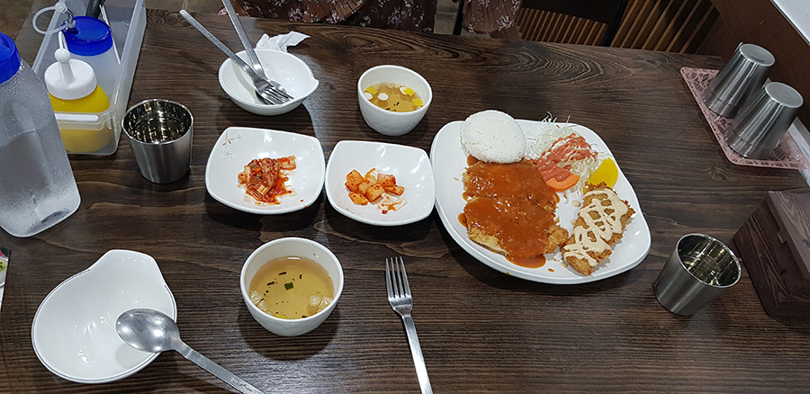 계몽돈까스 정식