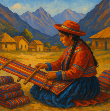 남미 안데스의 고산 마을에서 만난 직조 예술과 색의 언어