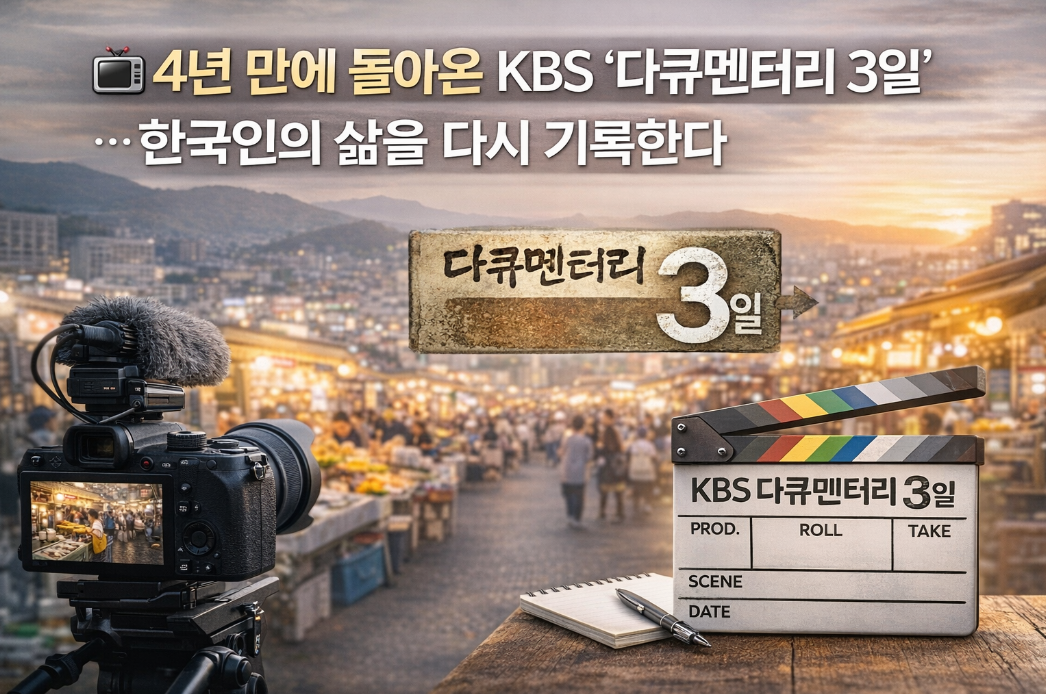 4년 만에 돌아온 KBS 다큐멘터리 3일, 이것만 알면 끝