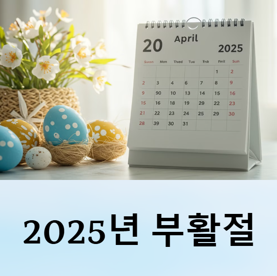 부활절 2025 날짜 바뀌는 이유 영어로 유래 2025년 부활대축일 인사 문구