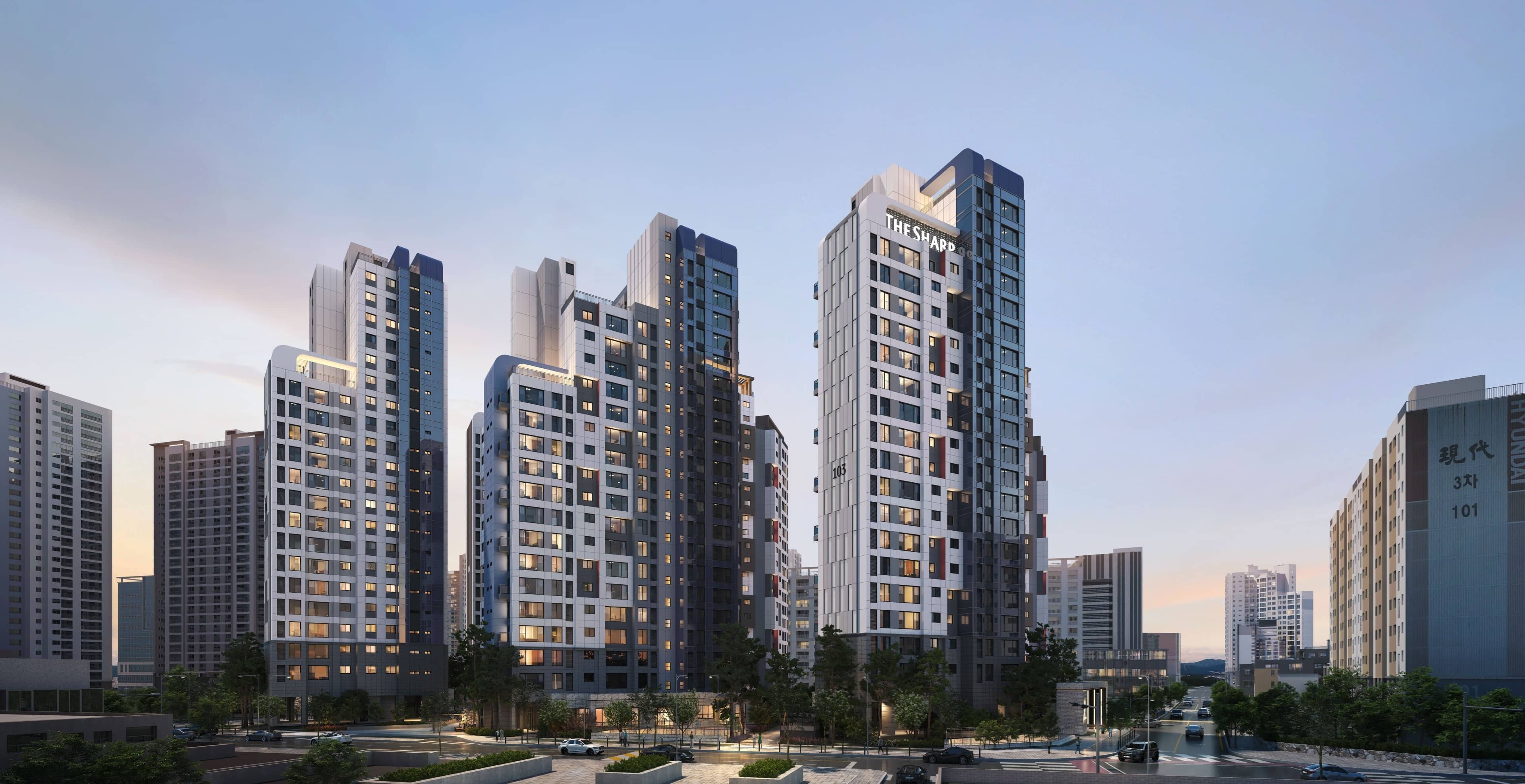 더샵 프리엘라 투시도